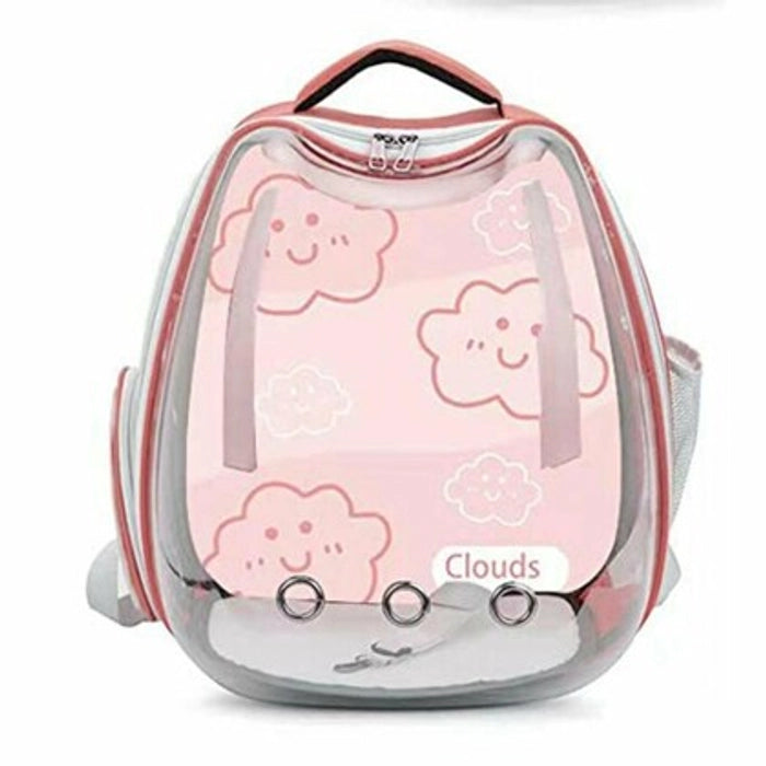 Pet Puppy - Cat Breathable Carrier Pink Clouds