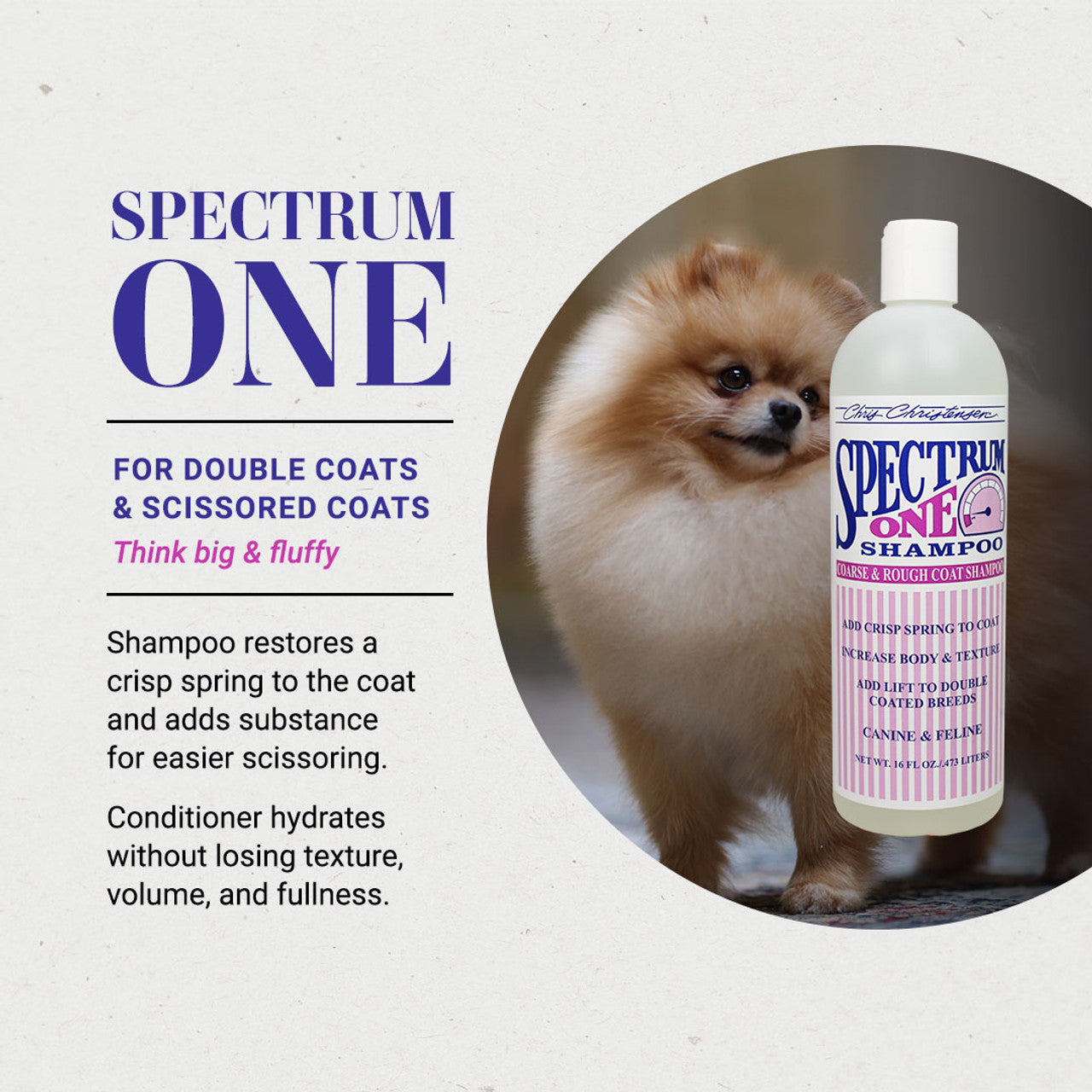 Chris Christensen-  Spectrum One Course & Rough Coat Shampoo