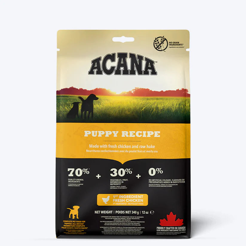 Acana - Puppy Recipe  Dry Food for Medium Breed Puppies