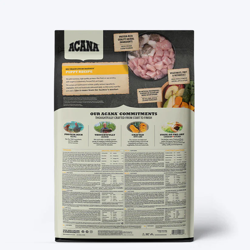 Acana - Puppy Recipe  Dry Food for Medium Breed Puppies