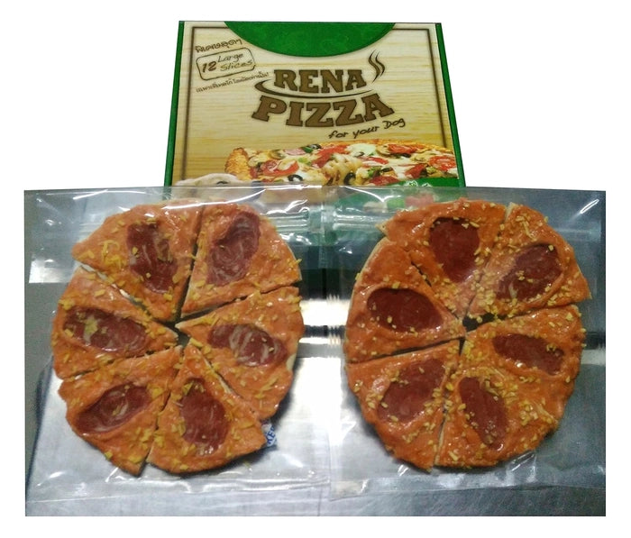 Rena- Dog Pizza 12 Large Slices Dog Treats