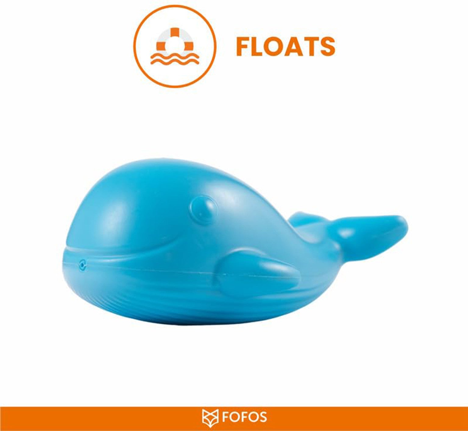 Fofos Tough Dog Toy Whale Dog Toy