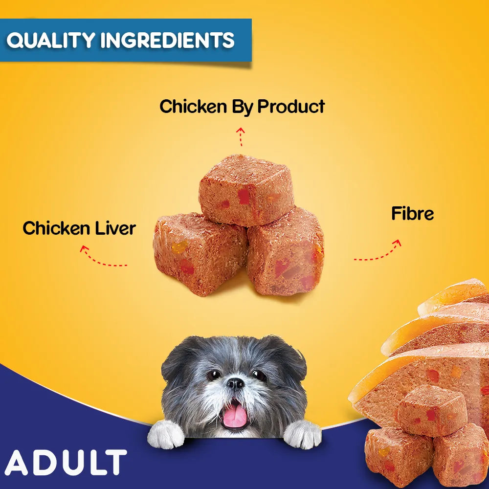 Pedigree-Adult Wet Dog Food Chicken Grilled Liver in Loaf with Vegetables