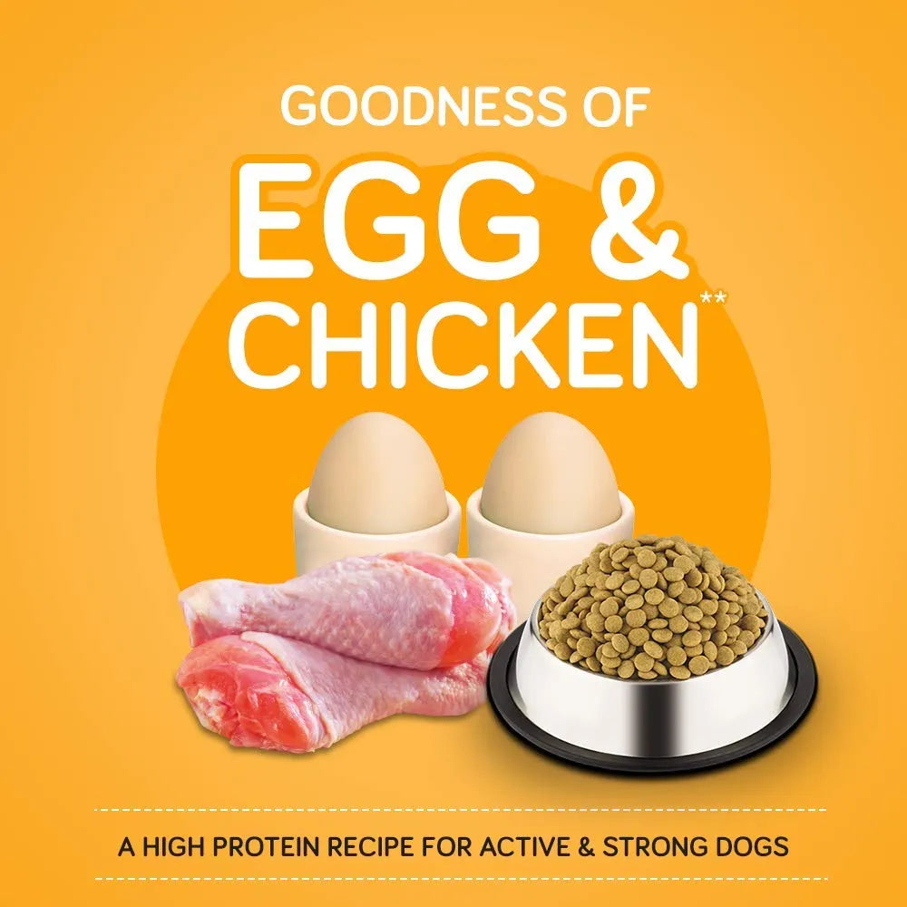 Pedigree- High Protein Variant Chicken Egg and Rice Flavour Dog Foods