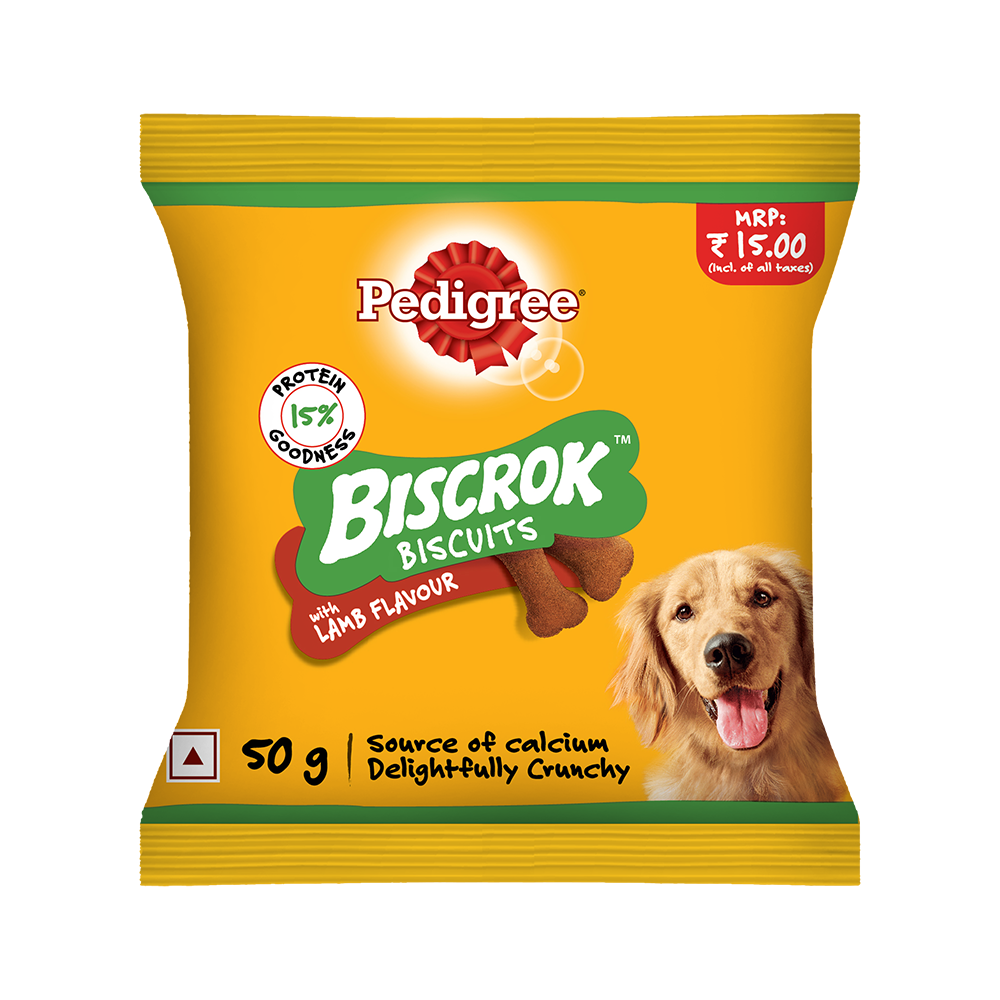 Pedigree- Biscrok Biscuits in Lamb Falvour Adult Dog Treat