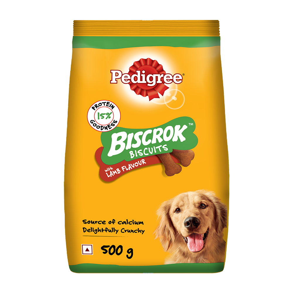 Pedigree- Biscrok Biscuits in Lamb Falvour Adult Dog Treat