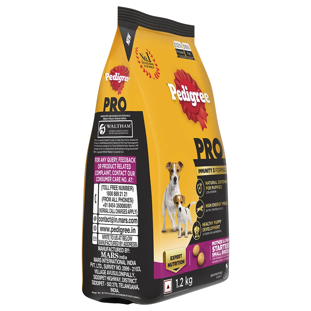 Pedigree- Professional Starter Mother and Pup Small Breed Dry Food