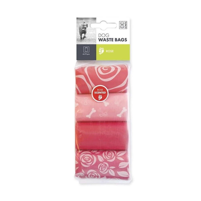 M-Pets Dog Waste Rose Scented Bag 4X15 Bag