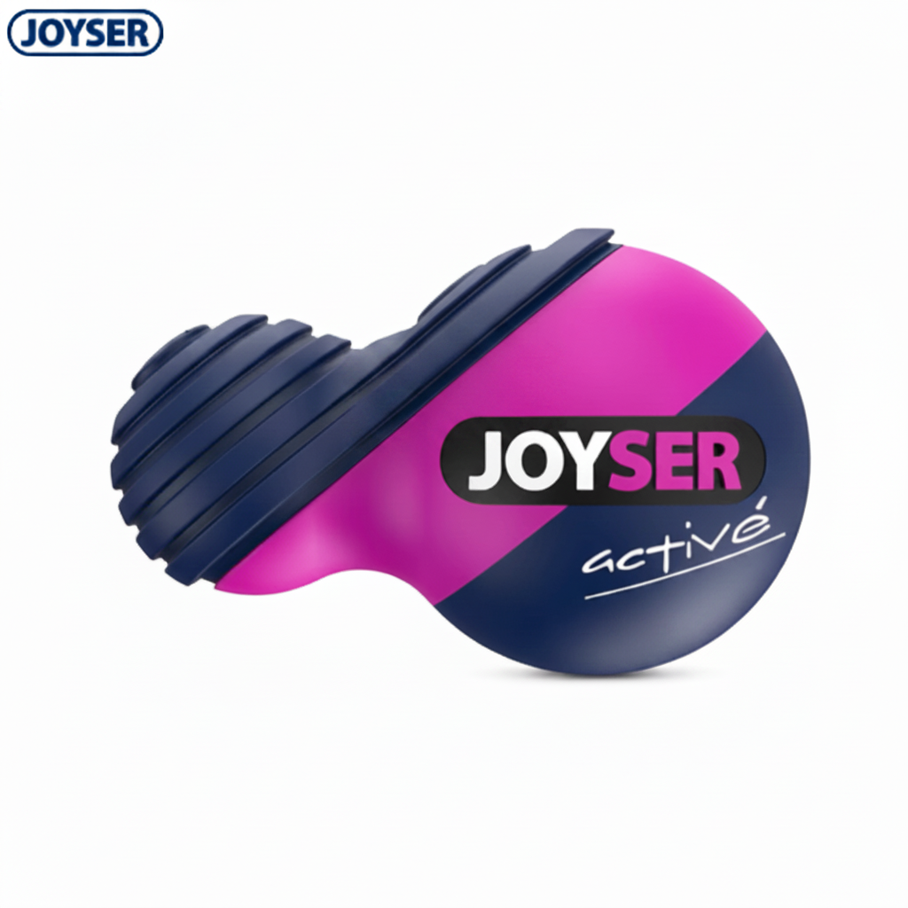 Joyser Active TPU Duoball with Squeaker Durable Chew Dog Toy