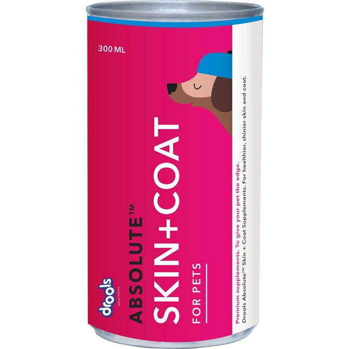 Drools -Absolute Syrup, Skin+ Coat Supplement for Dogs