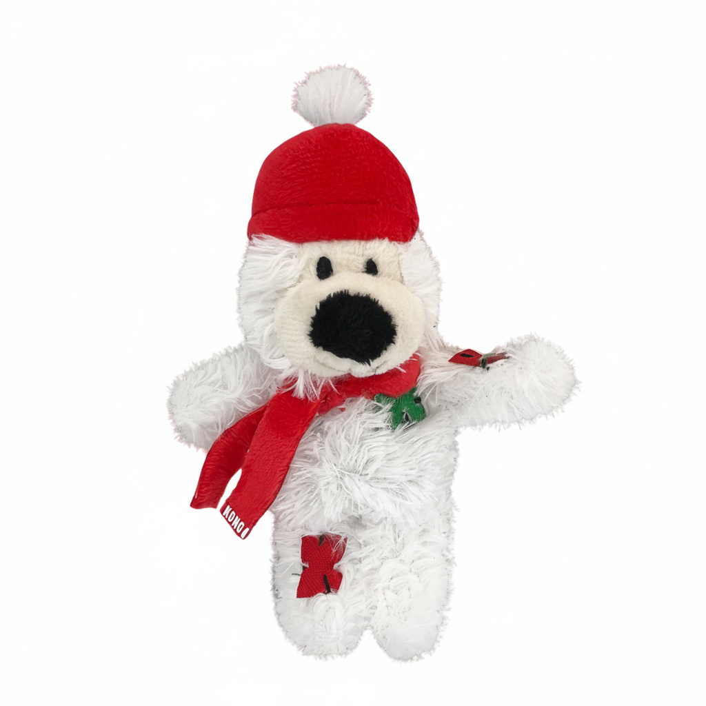 Kong Holiday Softies Bear Cat Toy