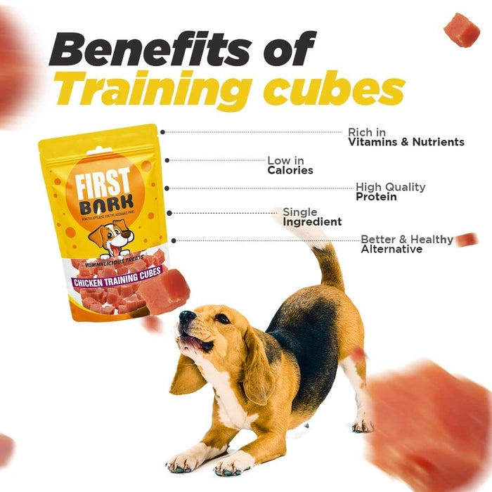 First Bark-Chicken Training Cubes