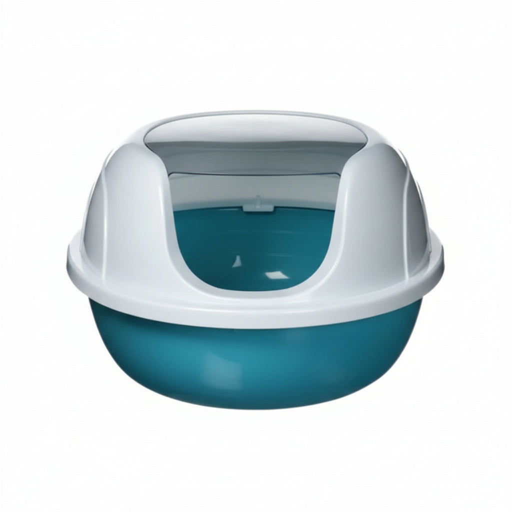 M-Pets  Sherbin Cat Litter Tray with Rim for Cats