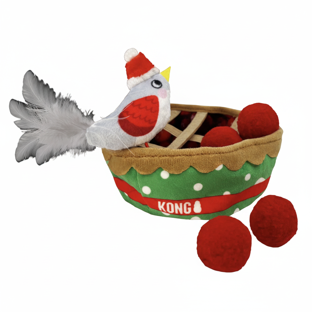 Kong Holiday Puzzlements Pie Cat Toy