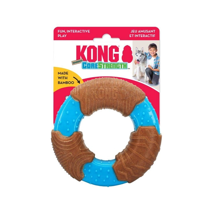 Kong - CoreStrength Bamboo Ring Long Chew Toy