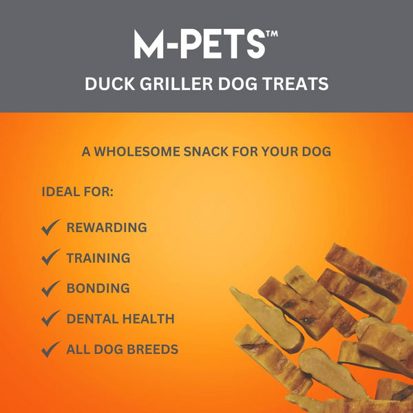 M PETS Duck Griller Treats for Dogs