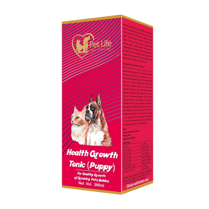 Pet Life- Health Growth Tonic Safe for Puppy