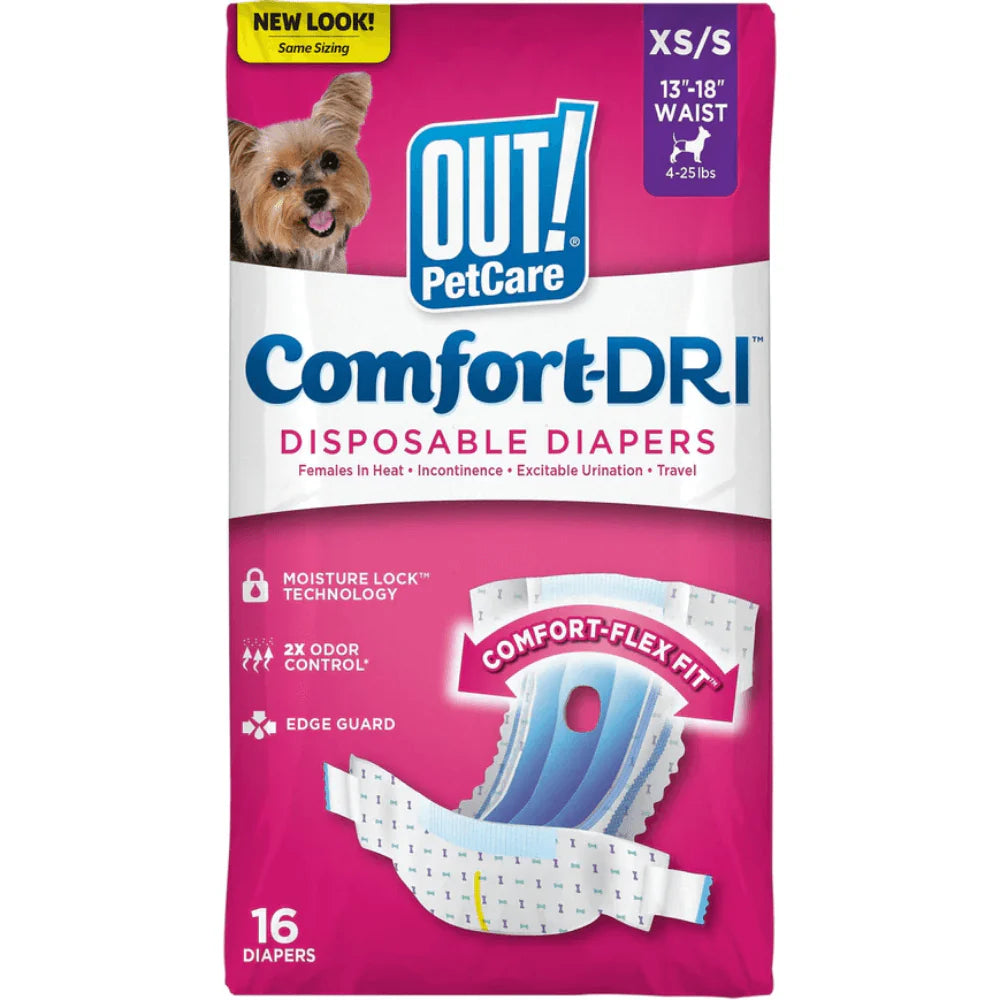 OUT Disposable Female Dog Diapers