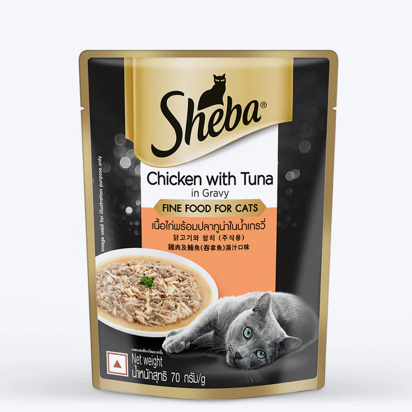 Sheba- Cat Adult Tuna and Chicken Gravy