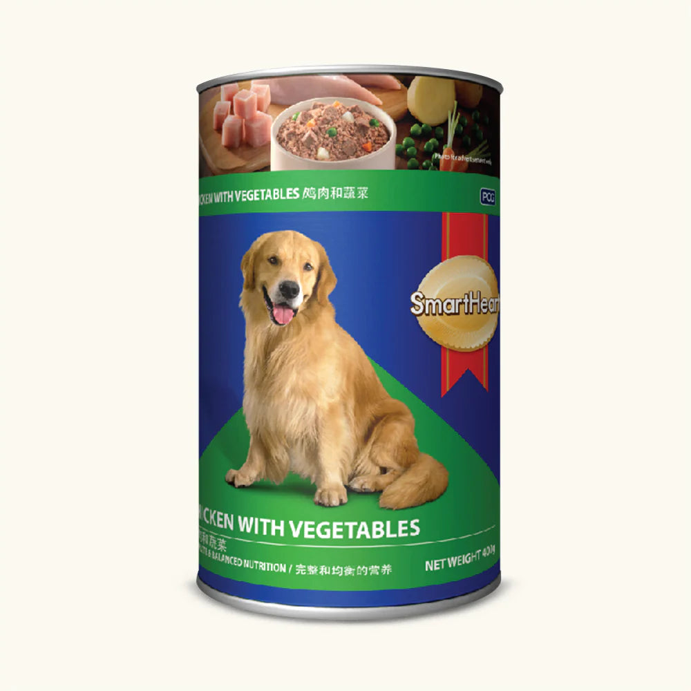 SmartHeart Chicken with Vegetables Adult Dog Wet Food