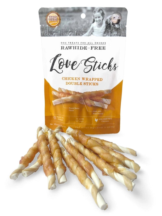 Love Stick-Chicken Wrapped Double Sticks 146 Gm 10 Pcs