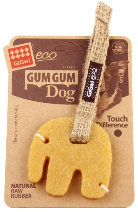 GiGwi- Gum Gum Dog Toy with Hemp Strap Big