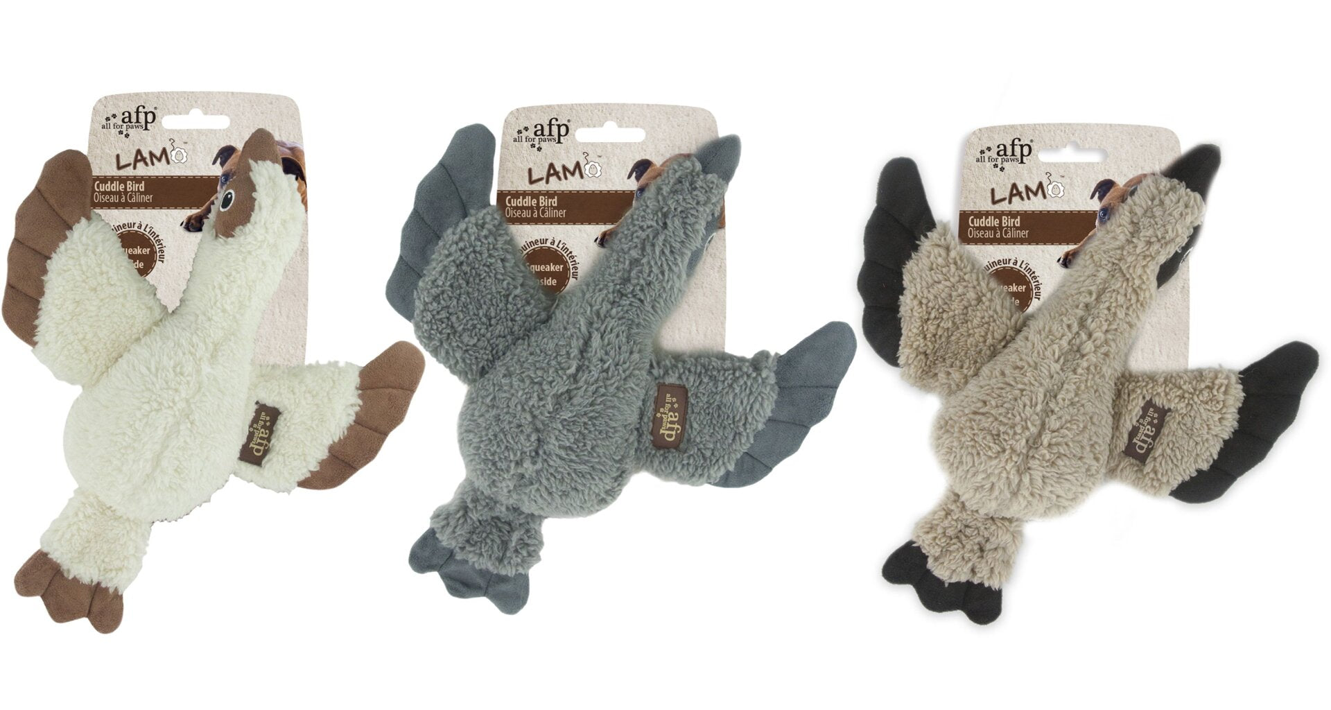 AFP- Lambswool Cuddle Dog Toys