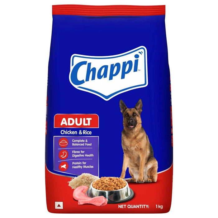 Chappi- Adult Dry Dog Food with Chicken and Rice Flavour