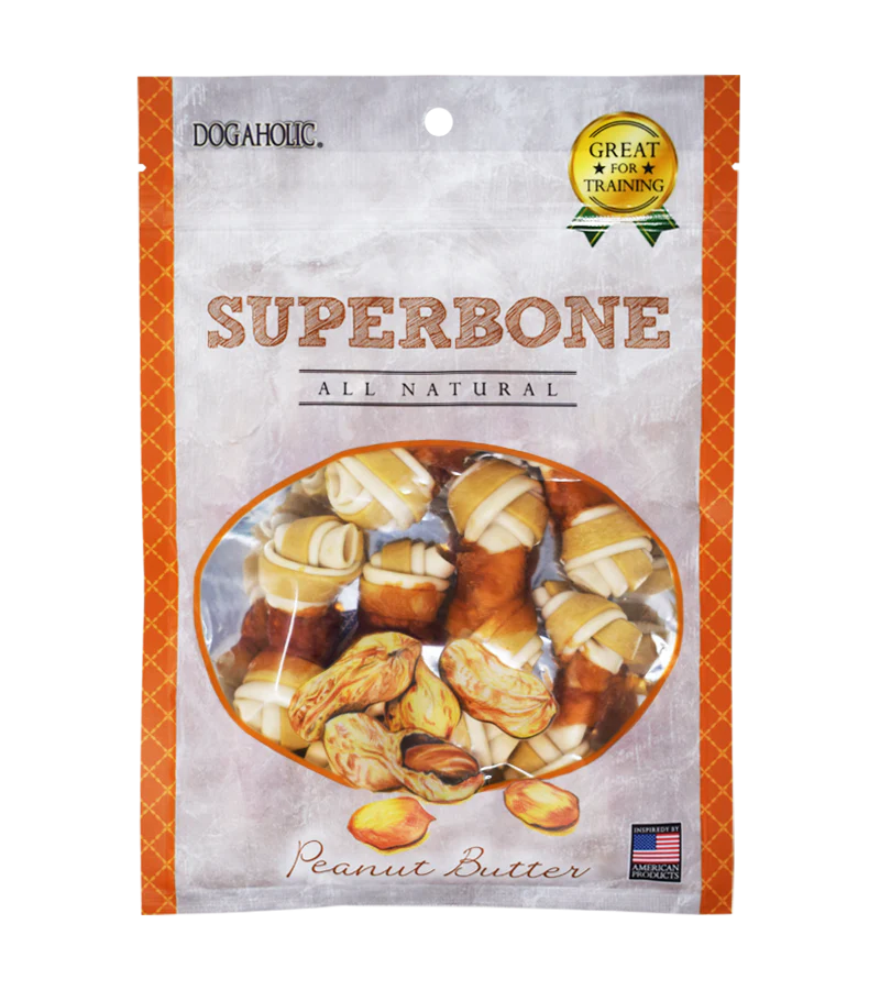 Dogaholic Super bone All Natural Knotted Bone