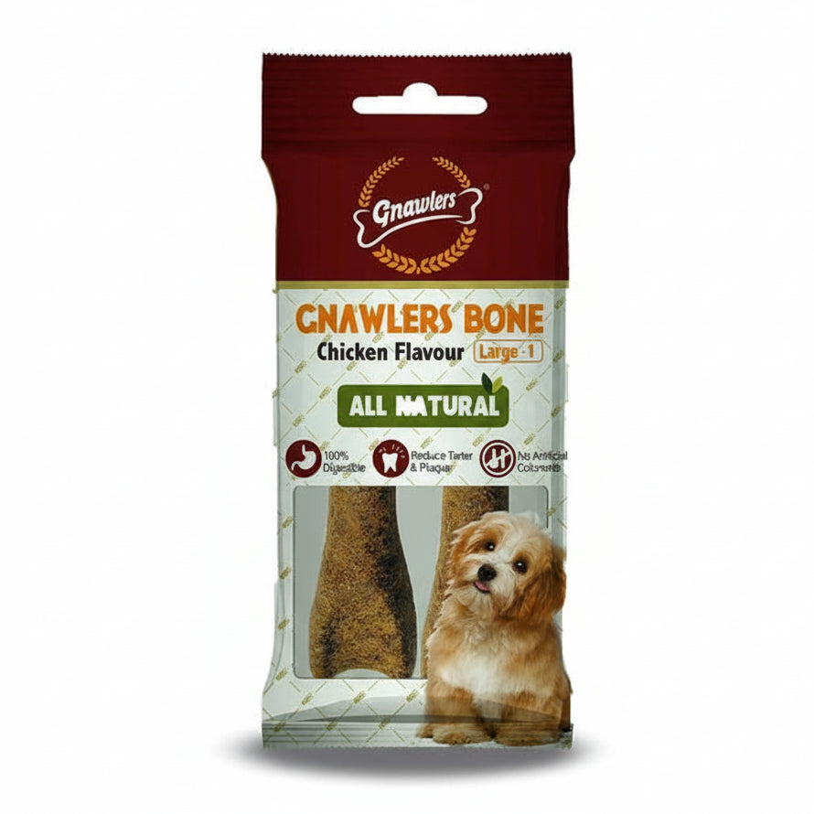 Gnawlers Dog Chicken 4.5 inch Chew Bone