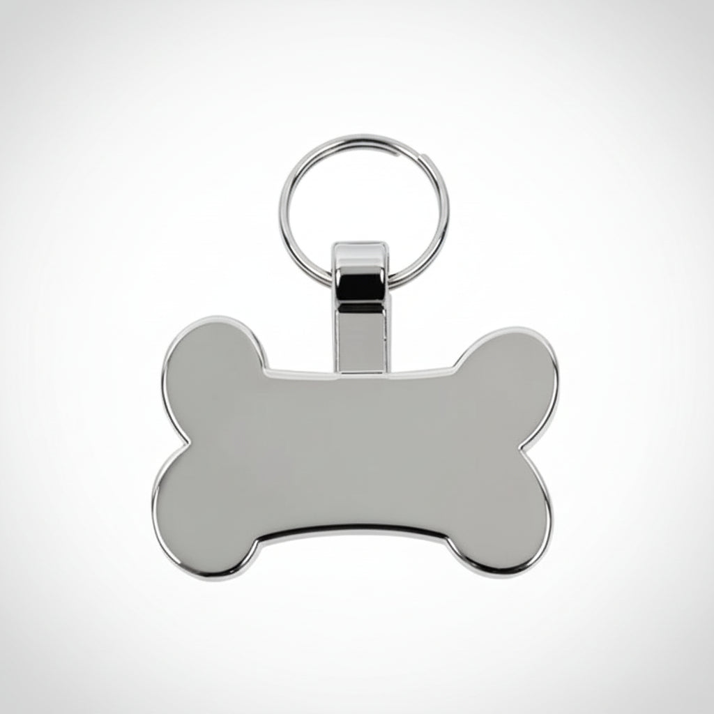 Quick Tag Diva Small Bone Clear Name Tag