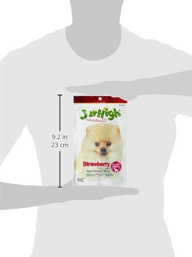 JerHigh- Strawberry Stick Treats for Dogs