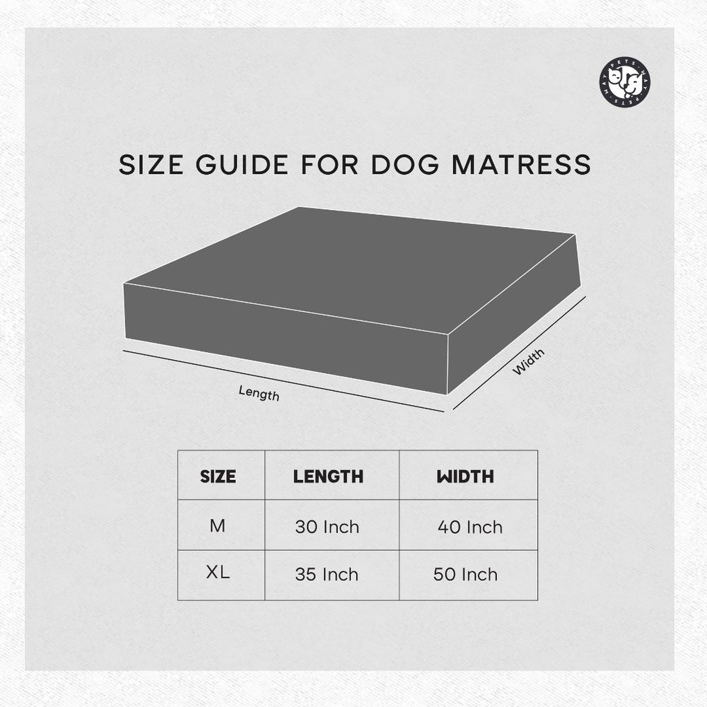Pets Way Textured Slate Mattress for Dogs