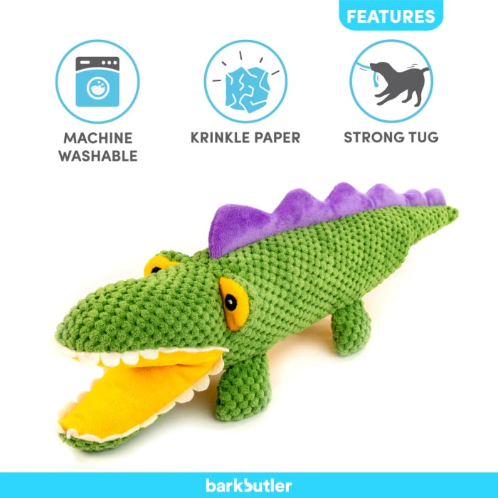 Barkbutler-Aly The Gator Plush Toy for Dogs