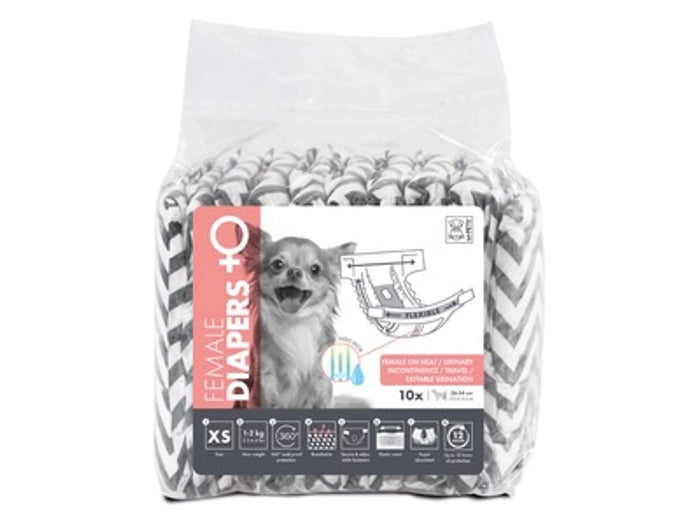 M-Pets Diapers for Female Dogs