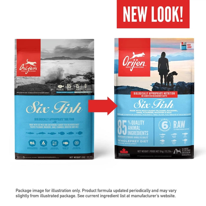 Orijen - Six Fish Dry Dog Food for all Breeds and Life Stages