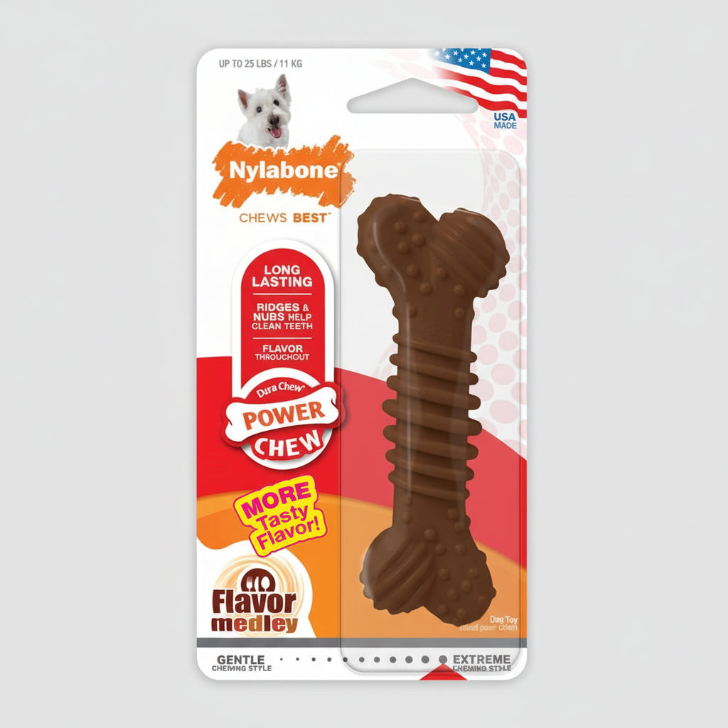 Nylabone Power Chew Textured Bone