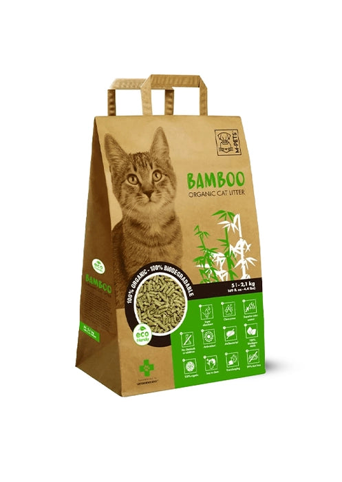 M-Pets  Bamboo Cat Litter Organic and  Biodegradable