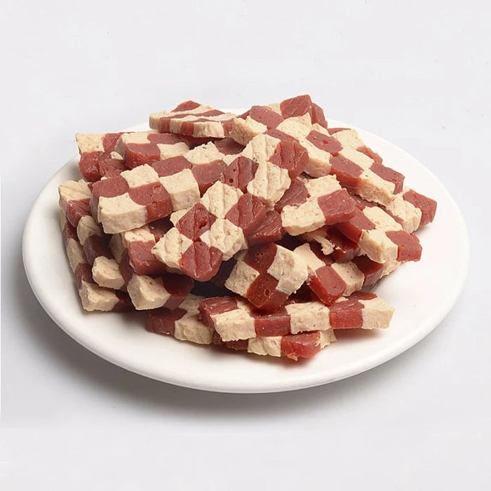 Barking Blends- Duck and Pollock Square Duck Dog Treat