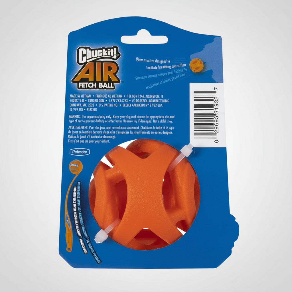 Chuckit Breathe Right Fetch Ball Dog Toy