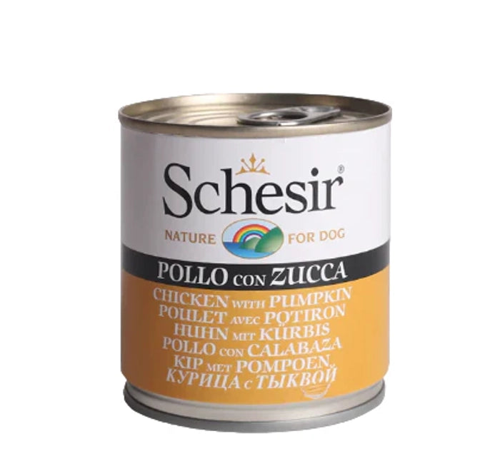 Schesir - Chicken & Rice with Pumpkin in Jelly Dog Tin