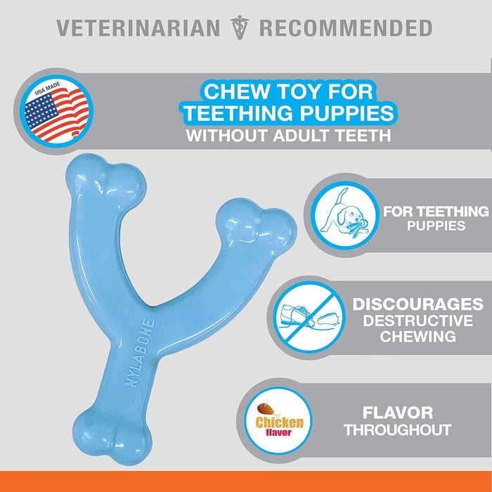 Nylabone- Puppy Wishbone Chew Toy