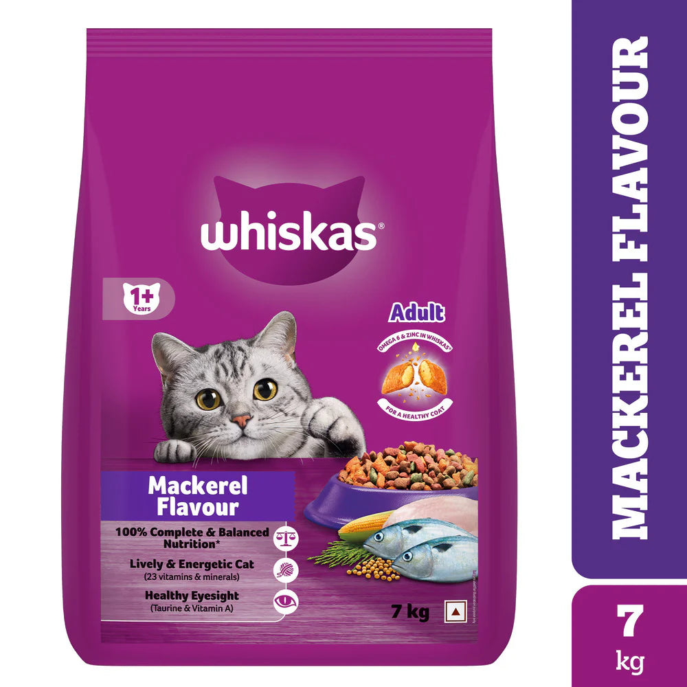 Whiskas  Mackerel Adult Cat Dry Food