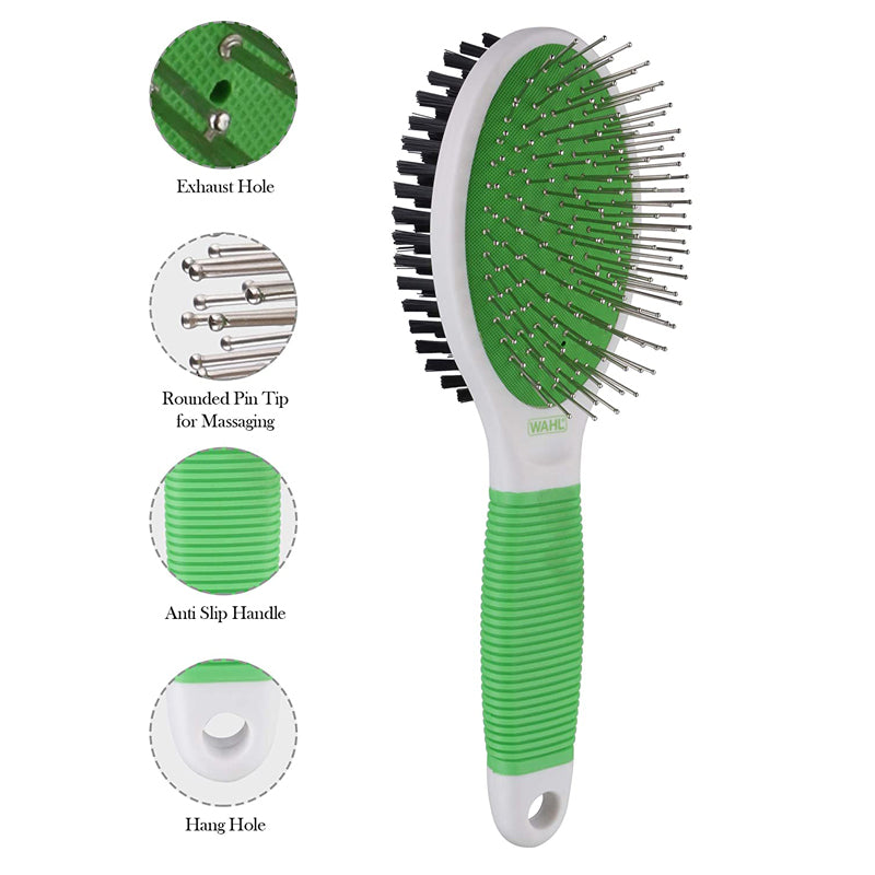 Wahl-Double Sided Brush for Dogs and Cats