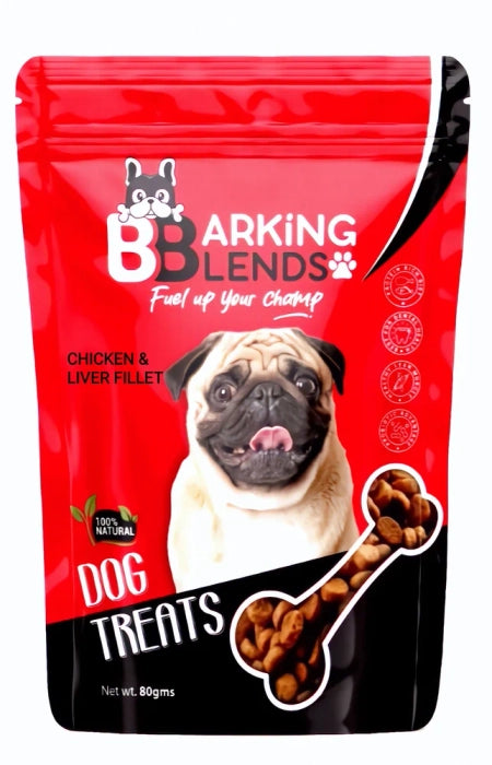 Barking Blends-Chicken and Liver Fillet Dog Treats