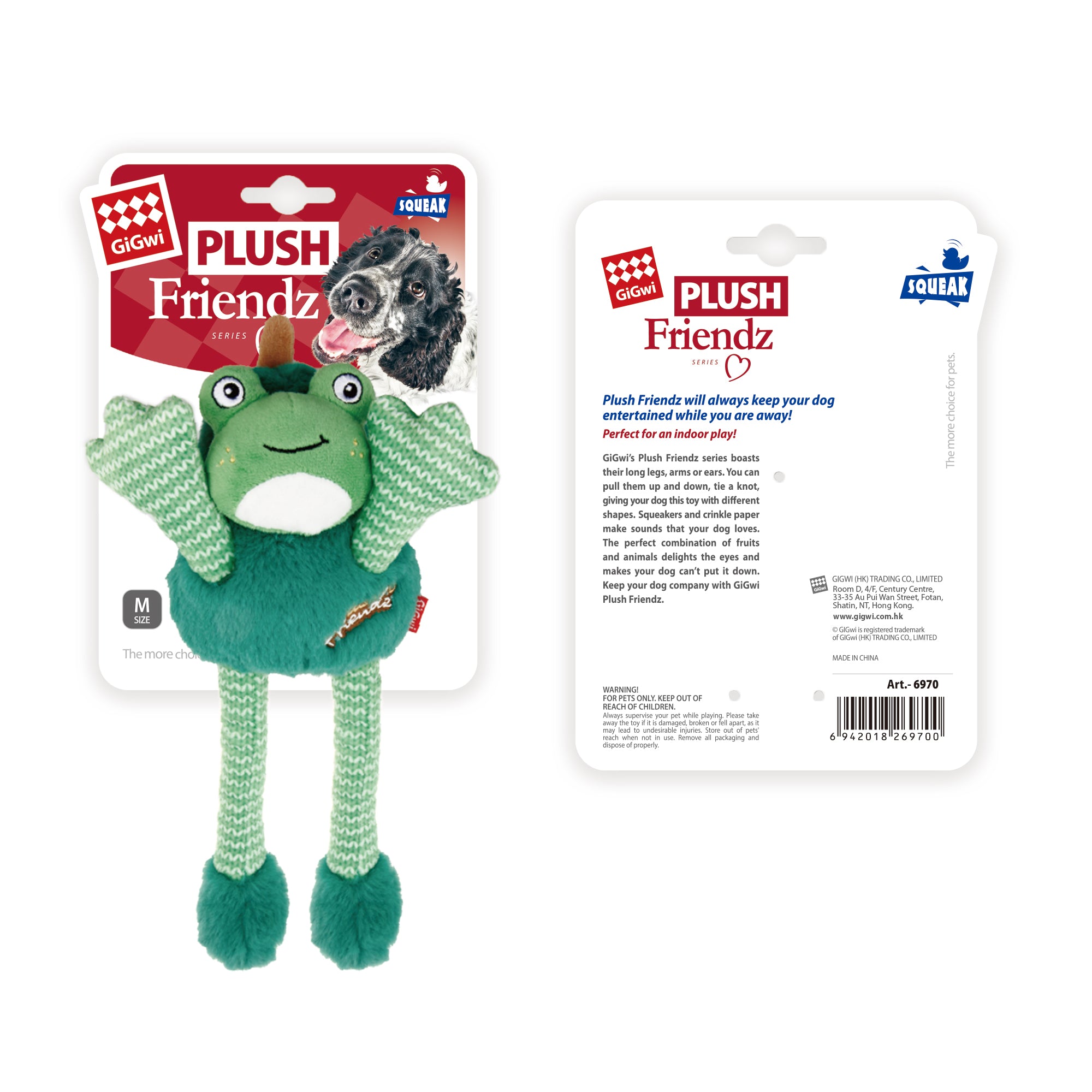 Gigwi Plush Friendz Animal & Fruit