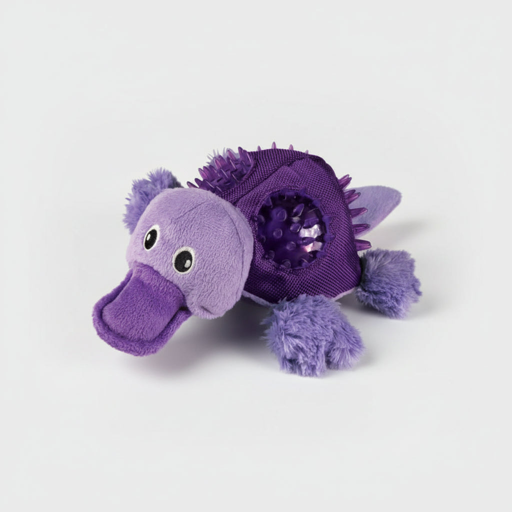 Kong Shells Platypus Dog Toy