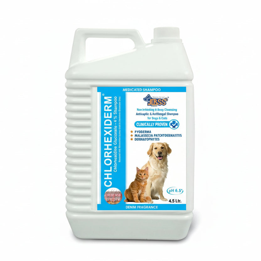 Jibss Chlorhexiderm 4% Medicated Shampoo