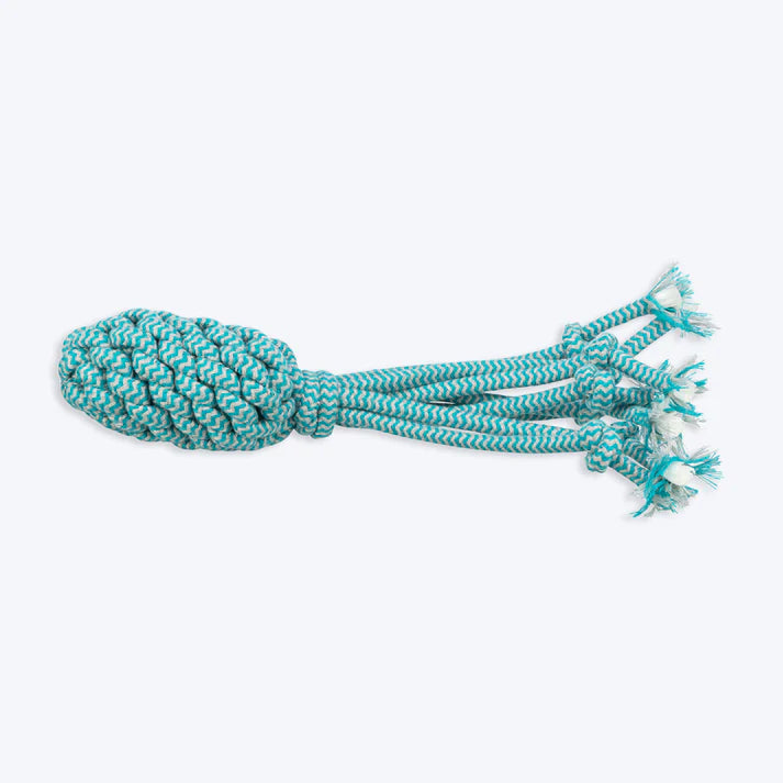 Trixie- Octopus With Sound Rope Toy For Dog - Blue - 35 cm