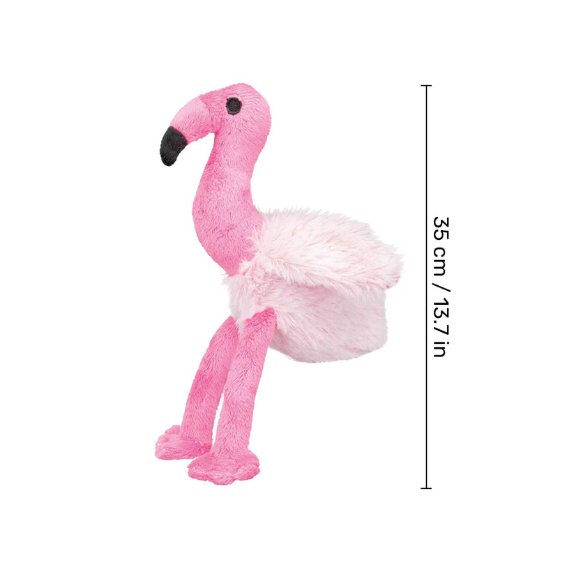 Trixie- Flamingo with Sound Plush Dog Toy